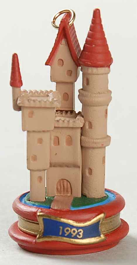 1993 Hallmark Christmas Ornaments Christmas Castle-1993 - Boxed by Hallmark Gold Crown-1
