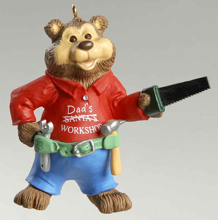 1993 Hallmark Christmas Ornaments Dad - Boxed by Hallmark Gold Crown-1