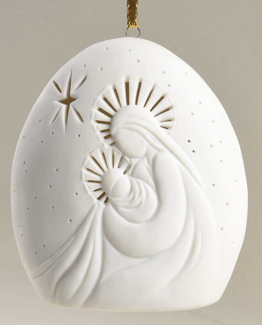1994 Hallmark Christmas Ornaments Mother And Child - Boxed by Hallmark Gold Crown-1
