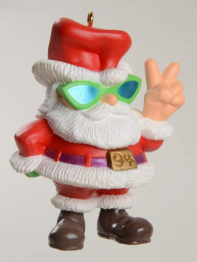 1994 Hallmark Christmas Ornaments Feelin Groovy - Boxed by Hallmark Gold Crown-1