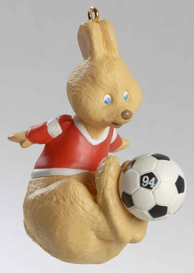 1994 Hallmark Christmas Ornaments Kickin' Roo - Boxed by Hallmark Gold Crown-1