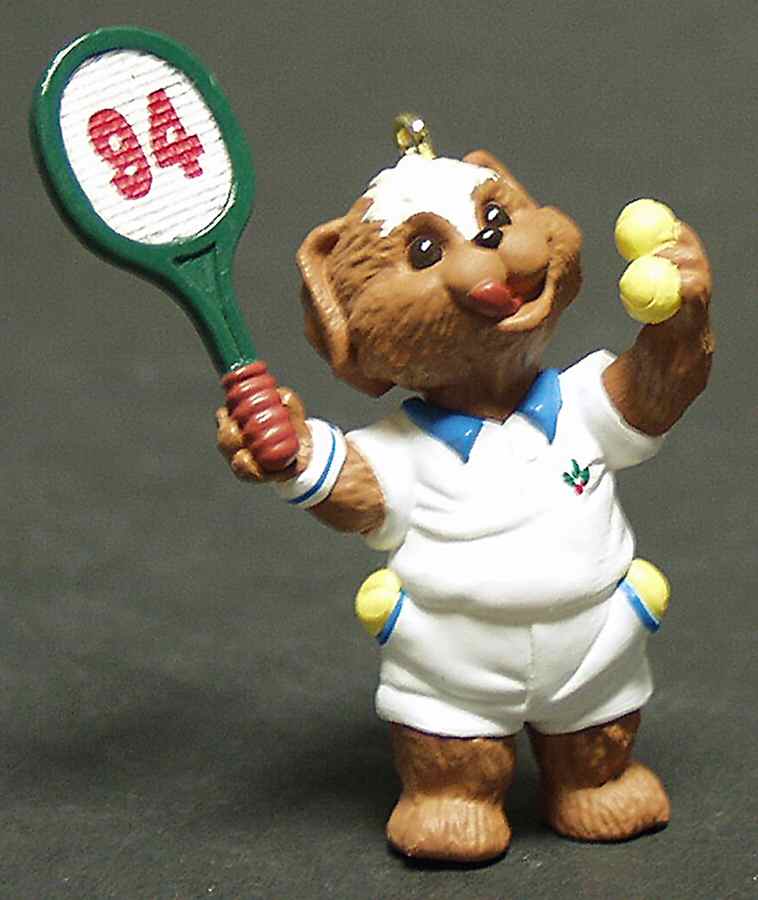 1994 Hallmark Christmas Ornaments Practice Makes Perfect - Boxed by Hallmark Gold Crown-1