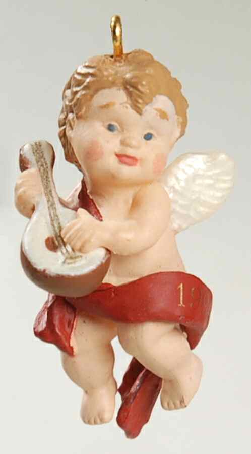 1994 Hallmark Christmas Ornaments Melodic Cherub-Miniature - Boxed by Hallmark Gold Crown-1