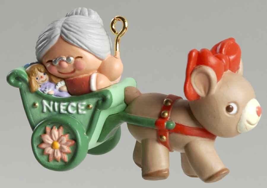1994 Hallmark Christmas Ornaments Niece - Boxed by Hallmark Gold Crown-1