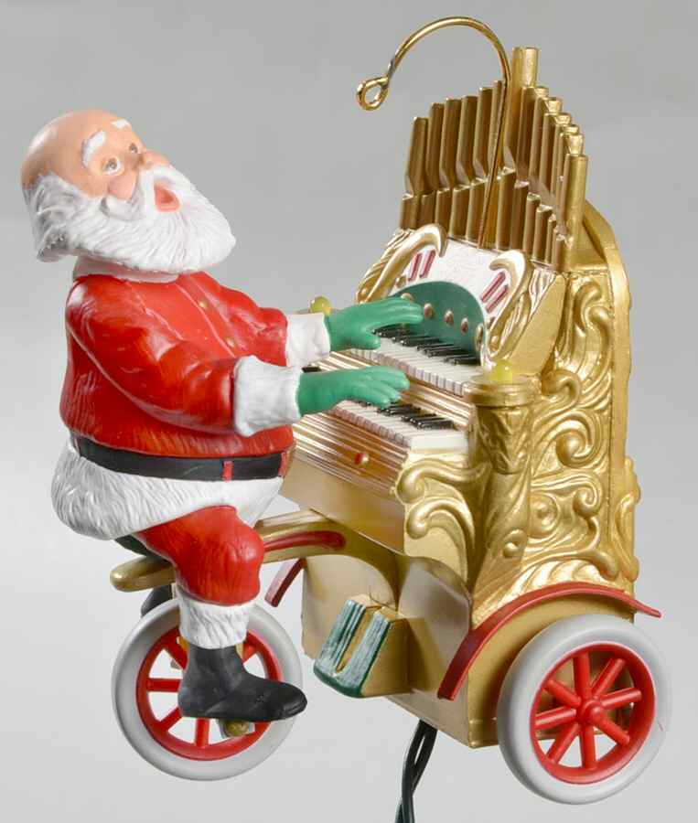 1994 Hallmark Christmas Ornaments Santa's Sing-Along - Boxed by Hallmark Gold Crown-1