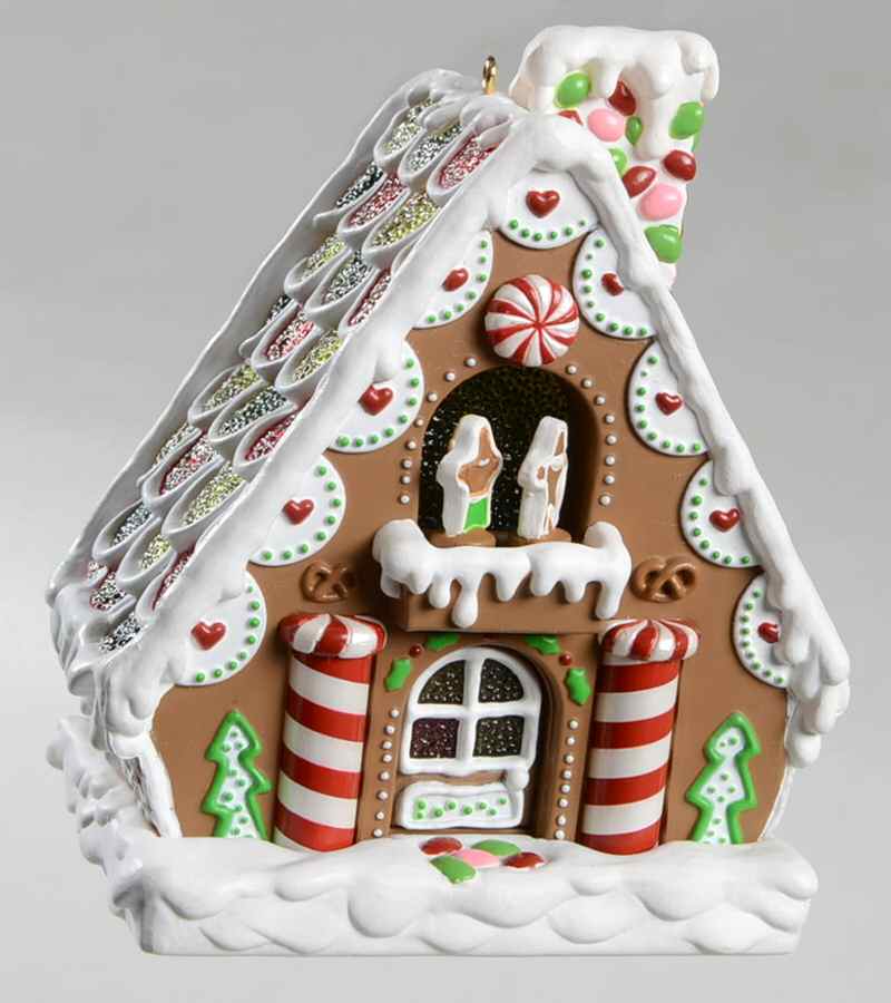 1994 Hallmark Christmas Ornaments Gingerbread Fantasy - Boxed by Hallmark Gold Crown-1