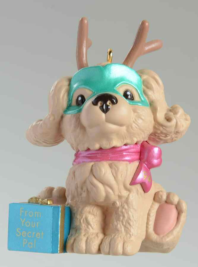 1994 Hallmark Christmas Ornaments Secret Santa - Boxed by Hallmark Gold Crown-1