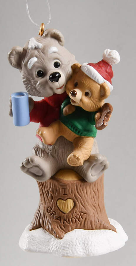 1995 Hallmark Christmas Ornaments Grandpa - Boxed by Hallmark Gold Crown-1