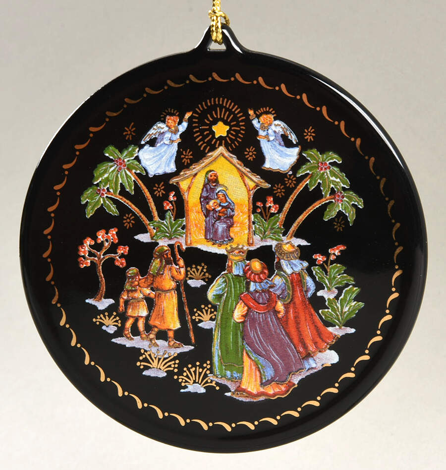 Holiday Enchanment Following The Star - Boxed by Hallmark Gold Crown-1