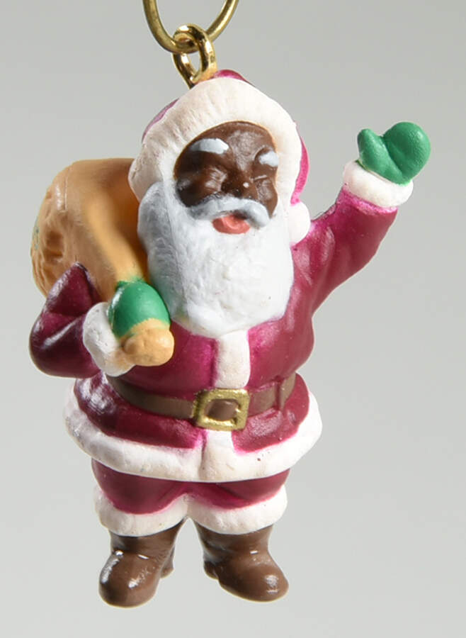 1995 Hallmark Christmas Ornaments Joyful Santa - Boxed by Hallmark Gold Crown-1