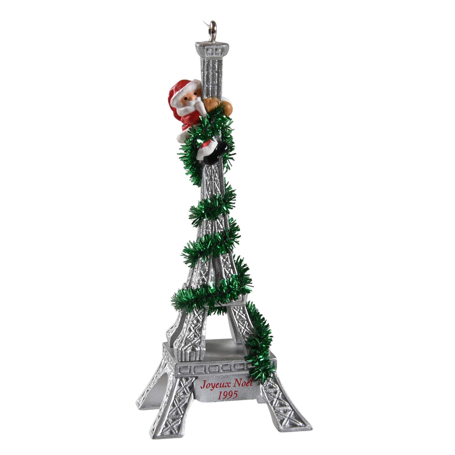1995 Hallmark Christmas Ornaments Santa In Paris - No Box by Hallmark Gold Crown-1