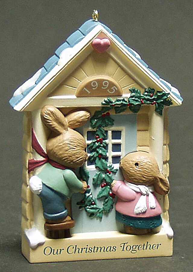 1995 Hallmark Christmas Ornaments Our Christmas Together - Boxed by Hallmark Gold Crown-1