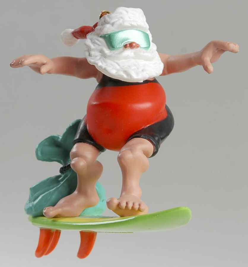 1995 Hallmark Christmas Ornaments Surfin' Santa - No Box by Hallmark Gold Crown-1