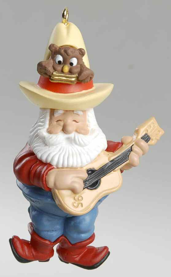 1995 Hallmark Christmas Ornaments Santa's Serenade - Boxed by Hallmark Gold Crown-1
