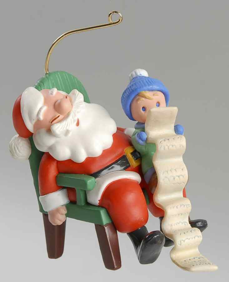 1995 Hallmark Christmas Ornaments Dream On - Boxed by Hallmark Gold Crown-1