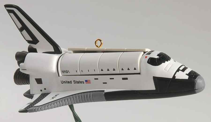 1995 Hallmark Christmas Ornaments Space Shuttle - Boxed by Hallmark Gold Crown-1