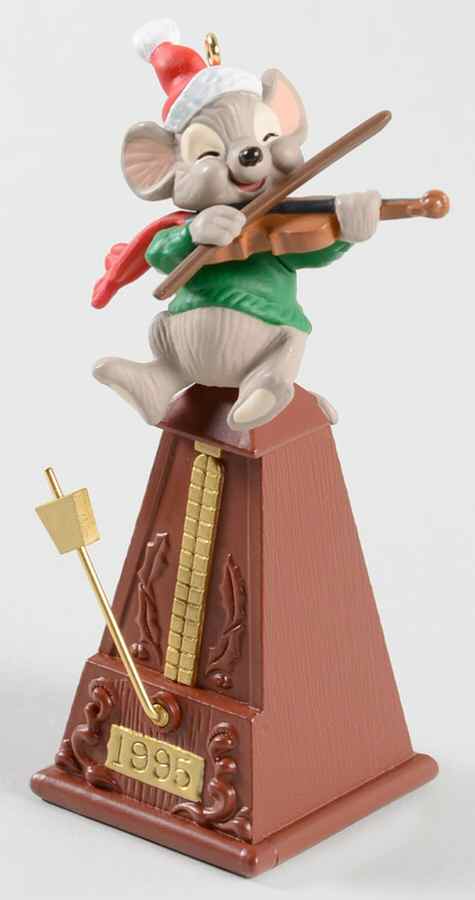 1995 Hallmark Christmas Ornaments In Time With Christmas-Movement - Boxed by Hallmark Gold Crown-1