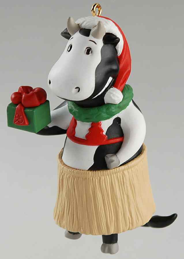 1995 Hallmark Christmas Ornaments Cows Of Bali - No Box by Hallmark Gold Crown-1
