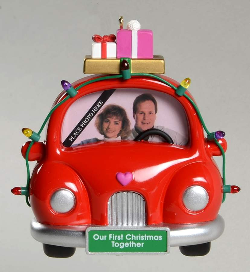 1995 Hallmark Christmas Ornaments Our First Christmas Together - Boxed by Hallmark Gold Crown-1