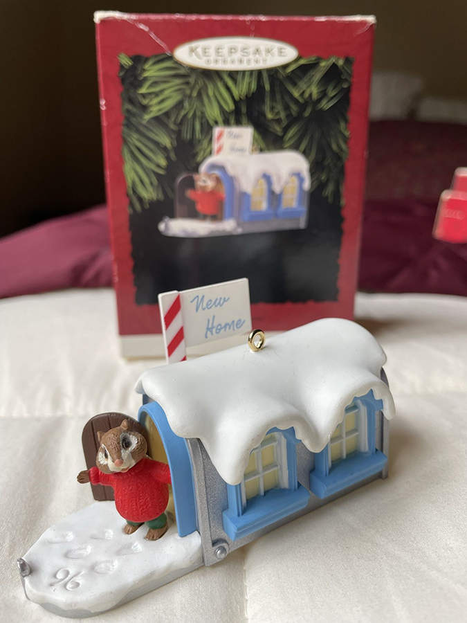1996 Hallmark Christmas Ornaments New Home - Boxed by Hallmark Gold Crown-1