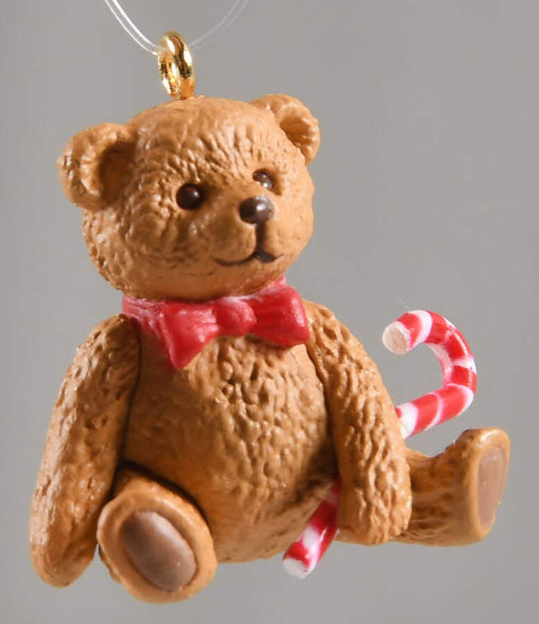 1996 Hallmark Christmas Ornaments Christmas Bear - Boxed by Hallmark Gold Crown-1