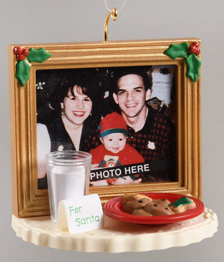 1996 Hallmark Christmas Ornaments Thank You Santa-Photo - No Box by Hallmark Gold Crown-1