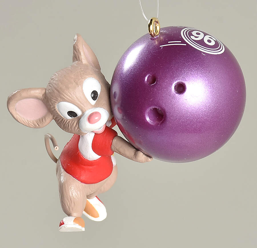 1996 Hallmark Christmas Ornaments Bowl Em Over - No Box by Hallmark Gold Crown-1