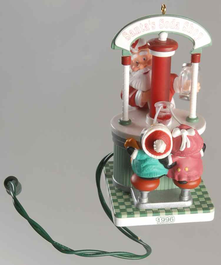 1996 Hallmark Christmas Ornaments Sharing A Soda - No Box by Hallmark Gold Crown-1