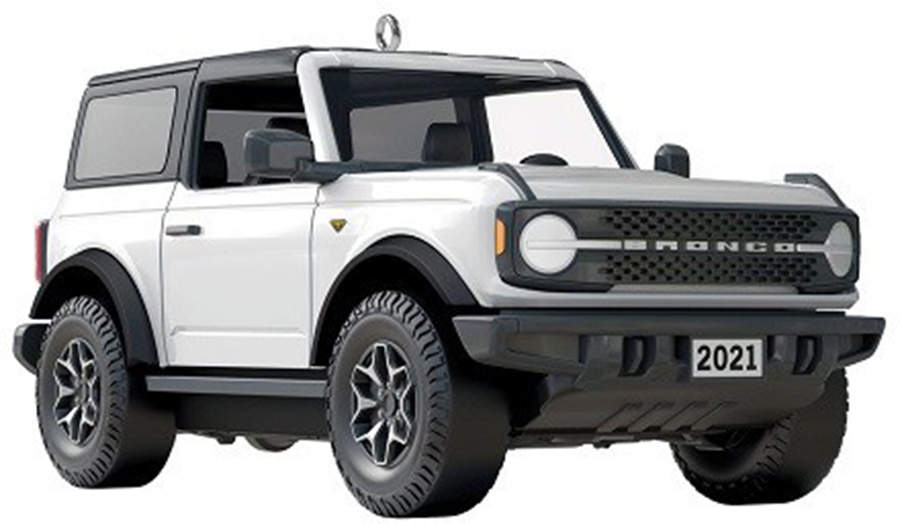 All American Trucks 2022-2021 Ford Bronco - No Box by Hallmark Gold Crown-1