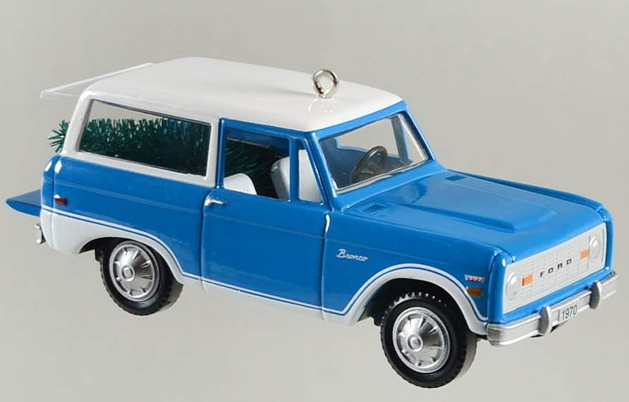 All American Trucks 2016- 1970 Ford Bronco #22 - No Box by Hallmark Gold Crown-1