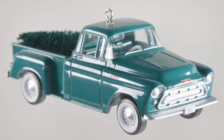 All American Trucks 2015-1957 Chevrolet 3100 #21 - Boxed by Hallmark Gold Crown-1