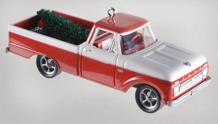 All American Trucks 2012-1966 Ford F-100 #18 - Boxed by Hallmark Gold Crown-1