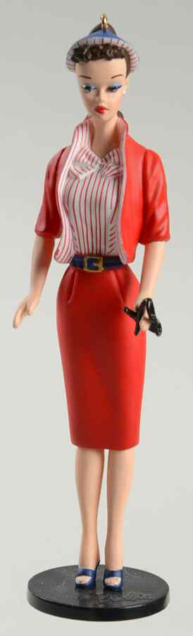 Barbie-Nostalgic Series 2001-Busy Gal - No Box by Hallmark Gold Crown-1