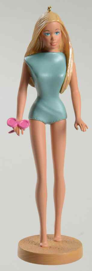 Barbie-Nostalgic Series 2003-Malibu Barbie - Boxed by Hallmark Gold Crown-1