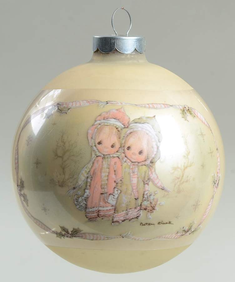 Betsey Clark Annual Ornaments Walking In The Snow - No Box by Hallmark Gold Crown-1