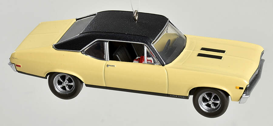 Classic American Cars 2018 #28-1968 Chevrolet Nova Ss - Boxed by Hallmark Gold Crown-1