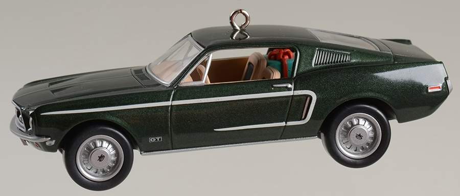 Classic American Cars 2011-1968 Ford Mustang Gt - Boxed by Hallmark Gold Crown-1