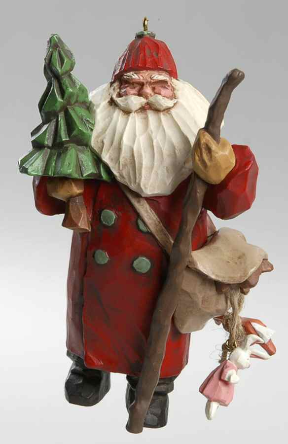 Folk Art Americana Making His Way - Boxed by Hallmark Gold Crown-1
