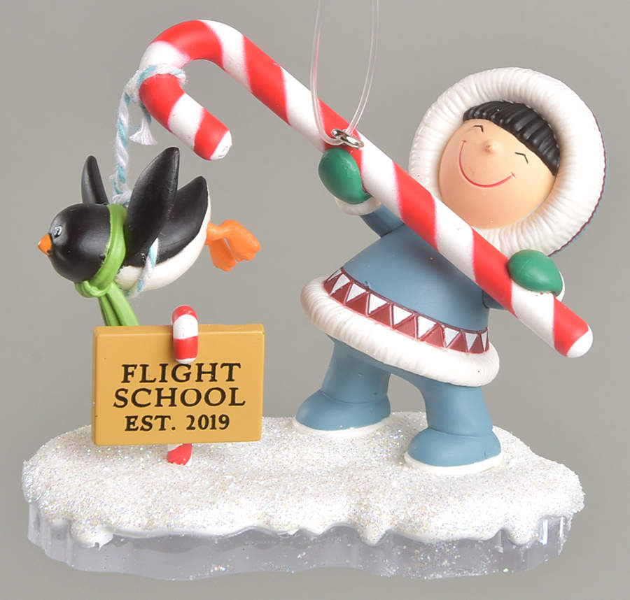 Frosty Friends 2019-Frosty Friends #40-Red Candycane - Boxed by Hallmark Gold Crown-1