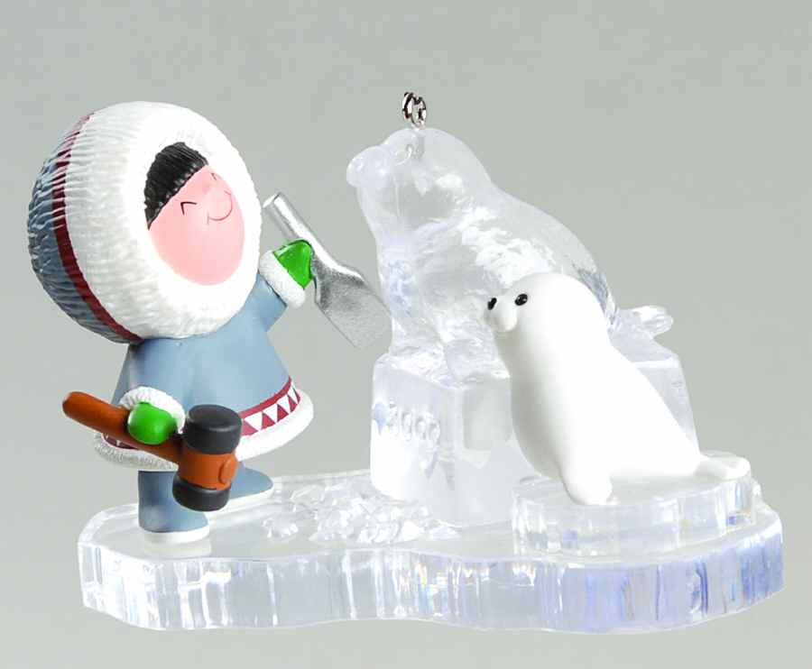 Frosty Friends 2000-Seal On Ice-21st Edition - Boxed by Hallmark Gold Crown-1