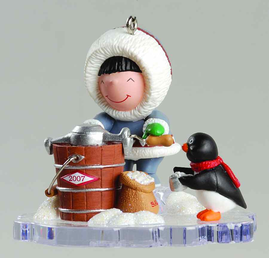 Frosty Friends 2007-28th Edition - Boxed by Hallmark Gold Crown-1