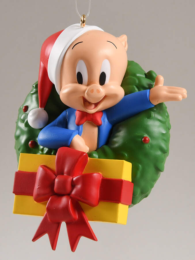 Looney Tunes 2015-Merry Christmas Folks - Boxed by Hallmark Gold Crown-1