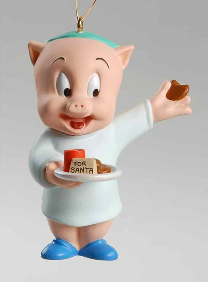 Looney Tunes 1993-Porky Pig - Boxed by Hallmark Gold Crown-1