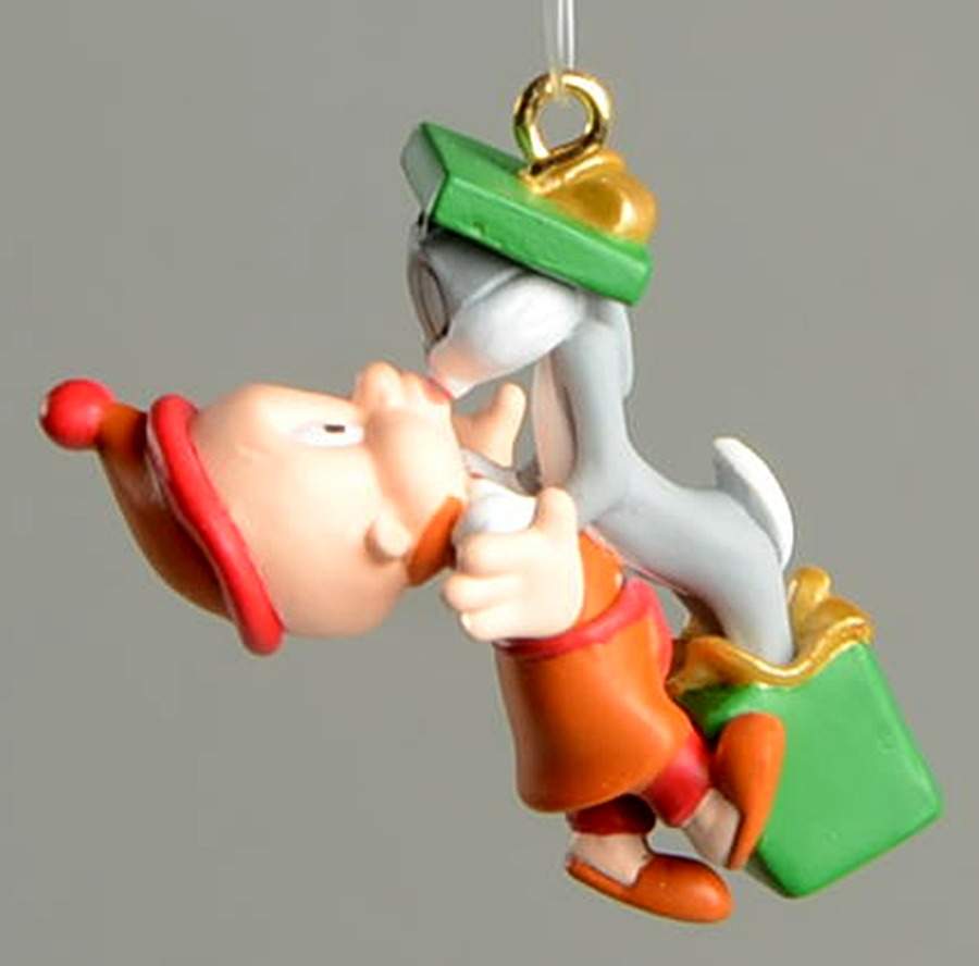 Looney Tunes 2000-Bugs Bunny & Elmer Fudd - Boxed by Hallmark Gold Crown-1
