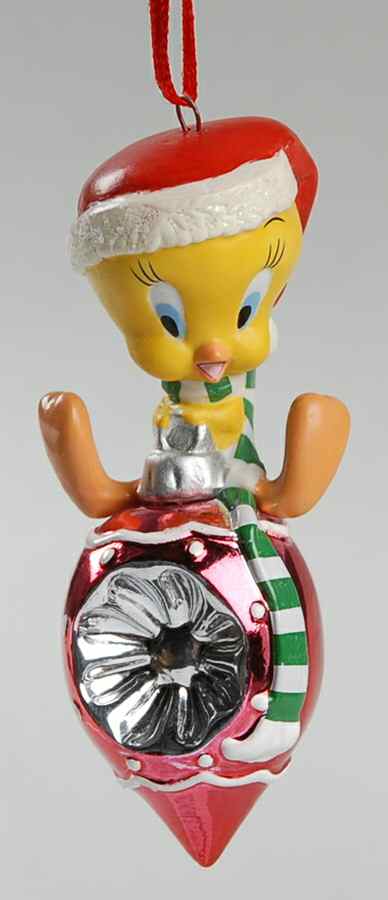 Looney Tunes 2002-Christmas Habitat-Tweety - Boxed by Hallmark Gold Crown-1