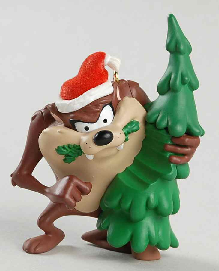 Looney Tunes 2002-Holiday Treat-Taz - Boxed by Hallmark Gold Crown-1