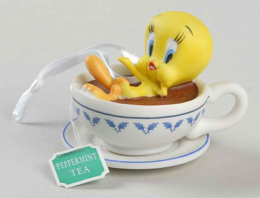 Looney Tunes 2001-Holiday Spa-Tweety - Boxed by Hallmark Gold Crown-1