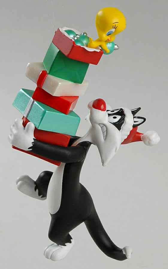 Looney Tunes 2002-Look Out Below!-Sylvester And  - Boxed by Hallmark Gold Crown-1