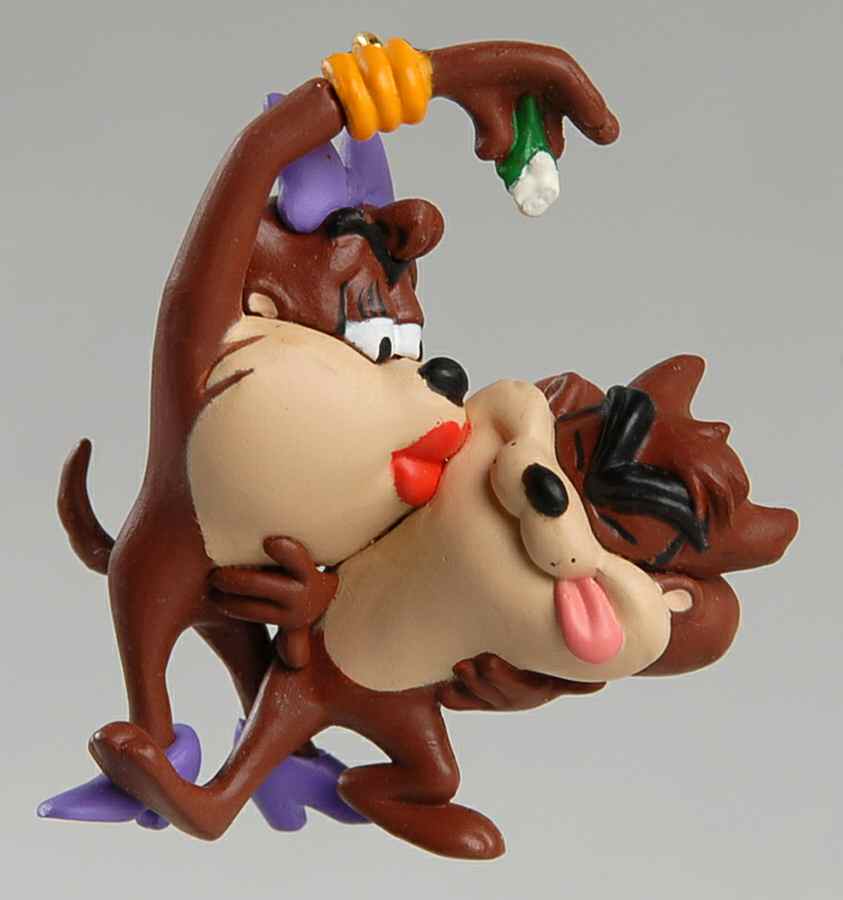 Looney Tunes Taz And The She-Devil-Miniature - No Box by Hallmark Gold Crown-1