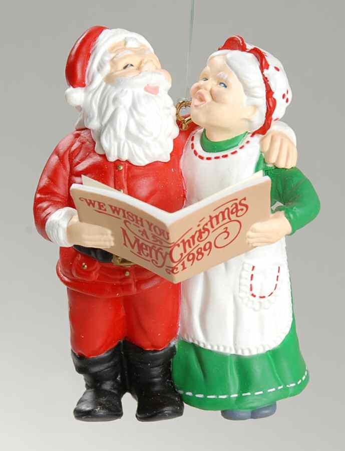 Mr & Mrs Claus 1989-#4-Holiday Duet - Boxed by Hallmark Gold Crown-1